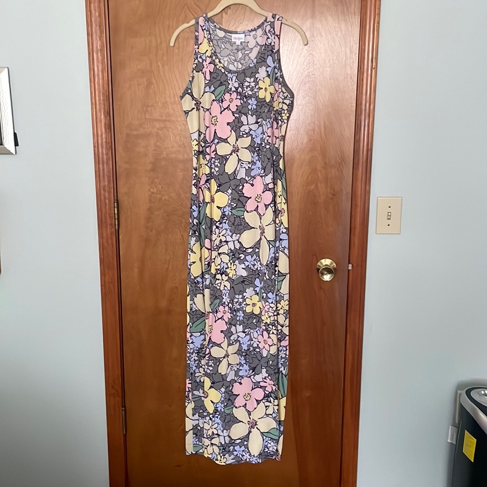 Lularoe floral maxi dress